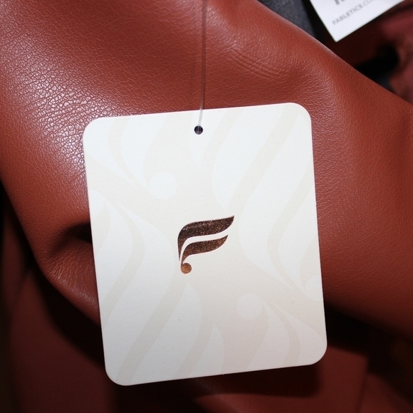 FABLETICS Vegan Leather Leggings - Picture 3 of 5